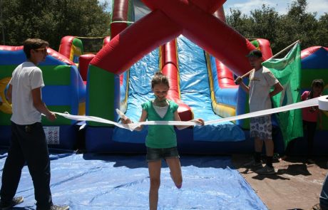 inflatable slide